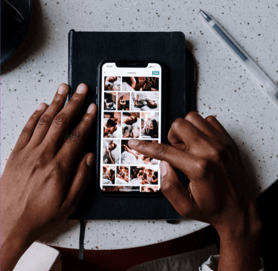 Scrolling Instagram, where your next clients already are